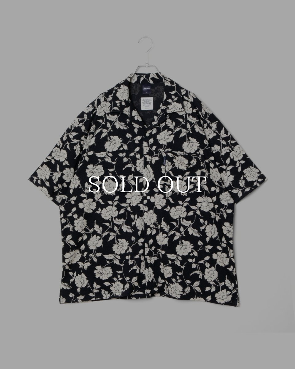 画像1: APPLEBUM  Chirimen Knit Aloha Shirt (Oversized) (1)