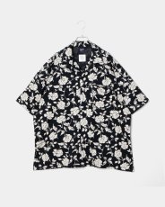 画像1: APPLEBUM  Chirimen Knit Aloha Shirt (Oversized) (1)