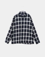 画像1: APPLEBUM  Cut Off Ombre Check Shirt (1)