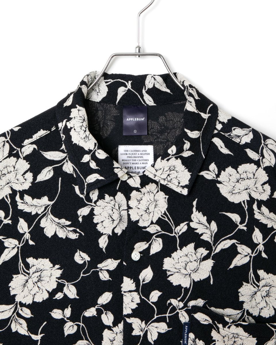 画像12: APPLEBUM  Chirimen Knit Aloha Shirt (Oversized) (12)