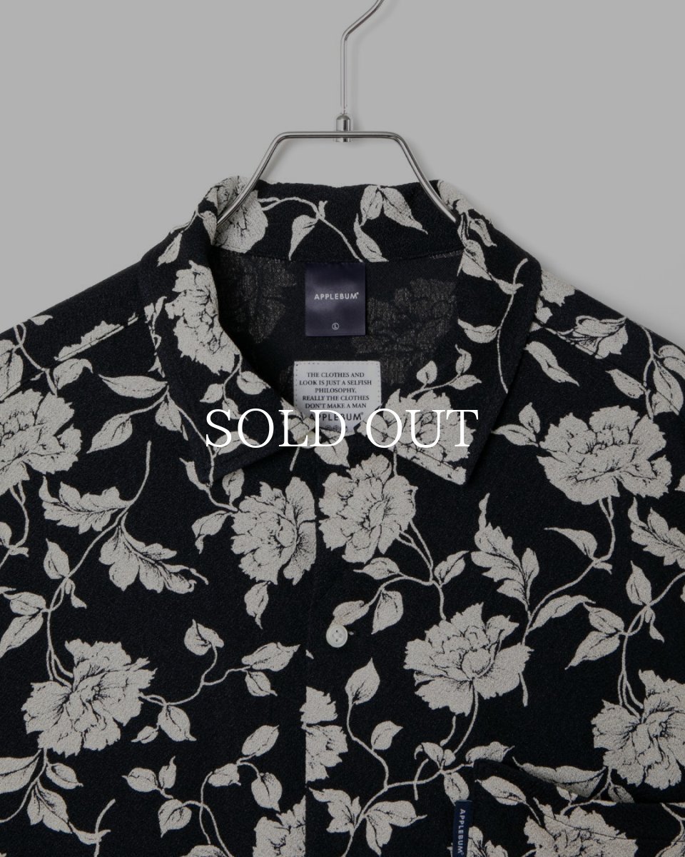 画像12: APPLEBUM  Chirimen Knit Aloha Shirt (Oversized) (12)