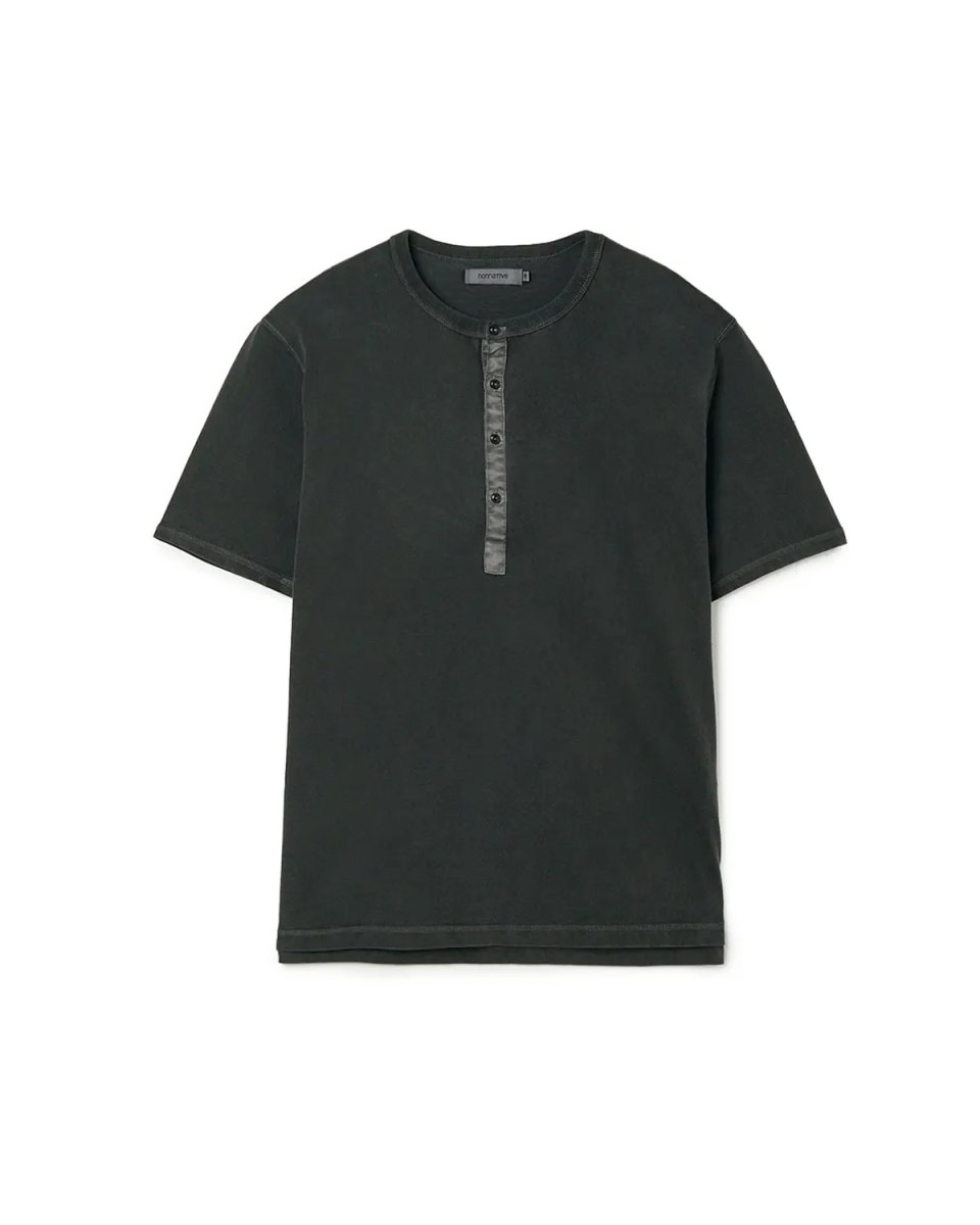 画像1: nonnative  DWELLER S/S HENRY NECK TEE COTTON JERSEY PIGMENT DYE (1)