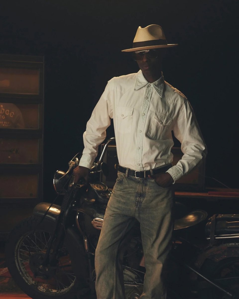 画像2: THE H.W.DOG&CO.  N PANAMA HAT SHORT (2)