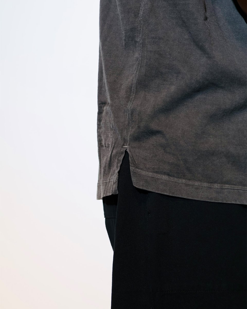 画像4: nonnative  DWELLER S/S HENRY NECK TEE COTTON JERSEY PIGMENT DYE (4)