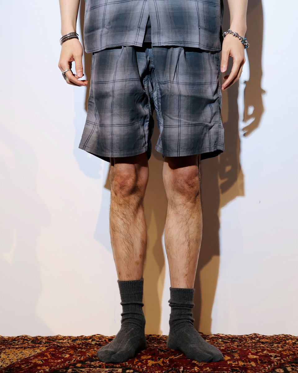 画像2: nonnative  NN-P4838  HIKER EASY SHORTS COTTON TWILL OMBRE CHECK by Rafu (2)