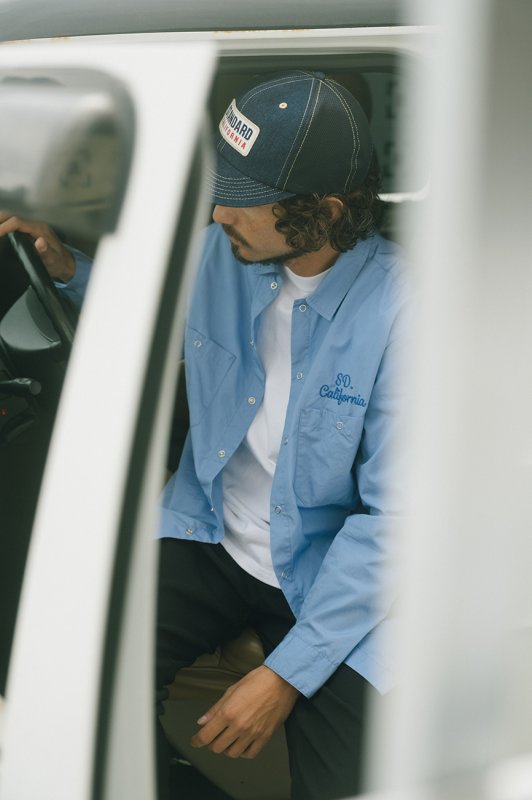 STANDARD CALIFORNIA SD Box Logo Patch Denim Mesh Cap OTCOV090 公式通販