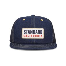 画像4: STANDARD CALIFORNIA  SD Box Logo Patch Denim Mesh Cap (4)