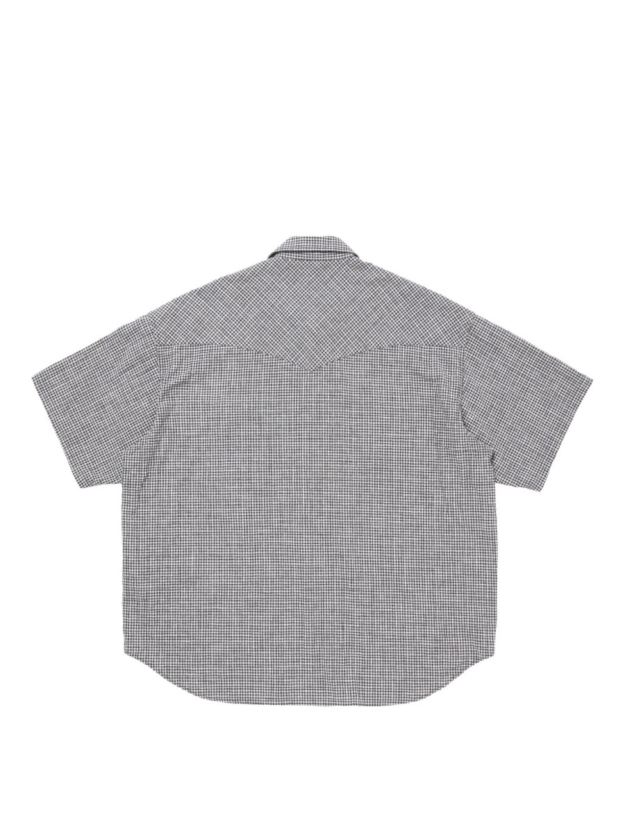 画像2: COOTIE PRODUCTIONS   Dobby Gingham Check S/S Western Shirt (2)