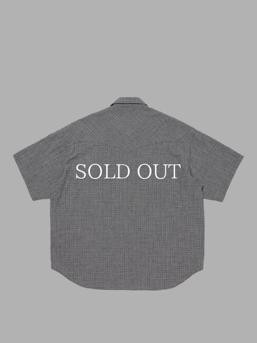 画像2: COOTIE PRODUCTIONS   Dobby Gingham Check S/S Western Shirt (2)