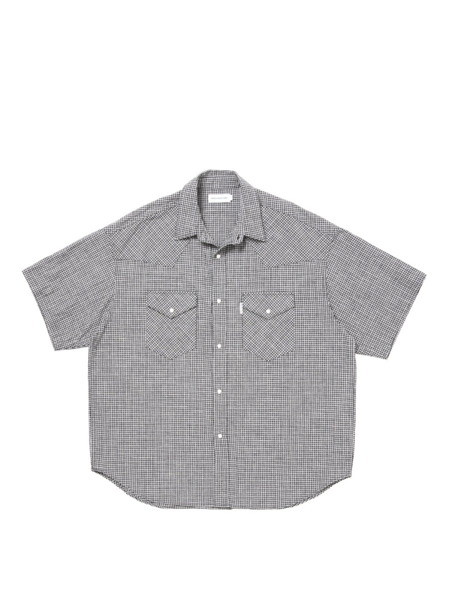 画像1: COOTIE PRODUCTIONS   Dobby Gingham Check S/S Western Shirt (1)