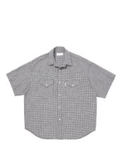 画像1: COOTIE PRODUCTIONS   Dobby Gingham Check S/S Western Shirt (1)