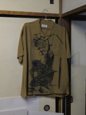 画像4: exodus brand  百鬼図 HAWAIIAN SHIRT (4)