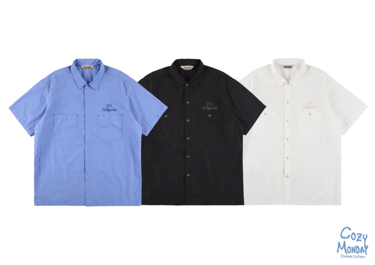 画像1: STANDARD CALIFORNIA  SD Dress Work Shirt SS (1)