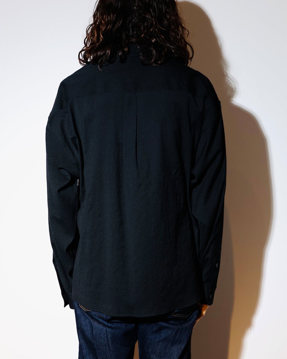画像5: OLD JOE   ASYMMETRY FRONT TUNIC SHIRTS (Long-Sleeve) (5)
