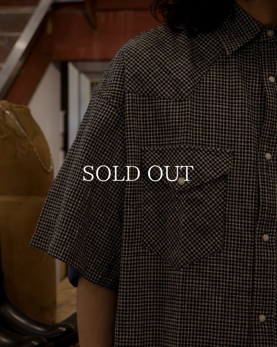 画像4: COOTIE PRODUCTIONS   Dobby Gingham Check S/S Western Shirt (4)