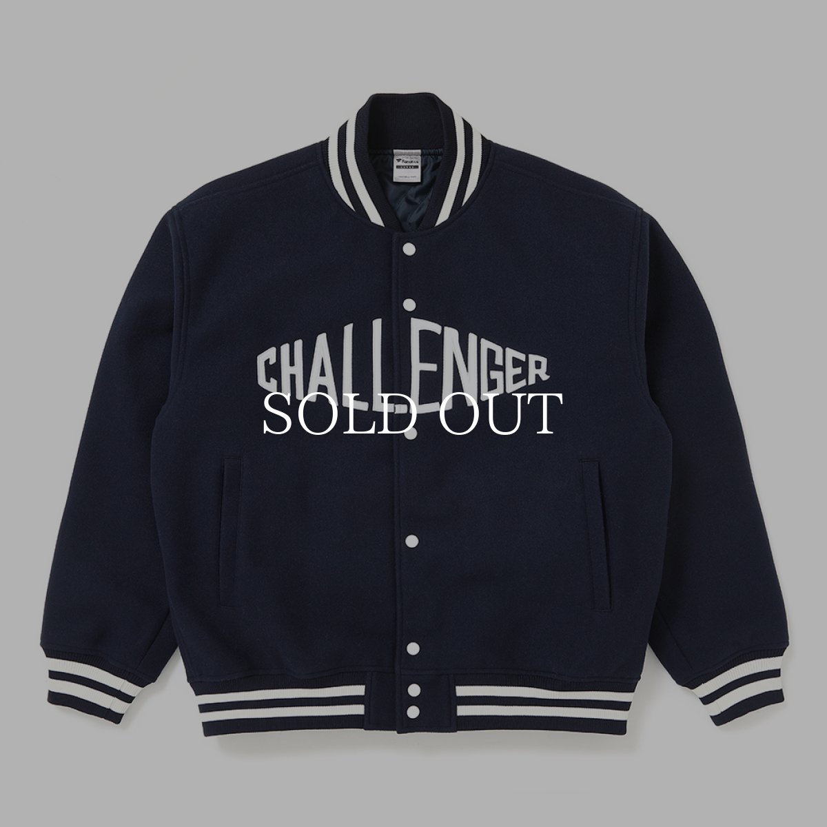 画像1: CHALLENGER  LOGO MELTON STADIUM JACKET (1)