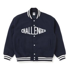 画像1: CHALLENGER  LOGO MELTON STADIUM JACKET (1)