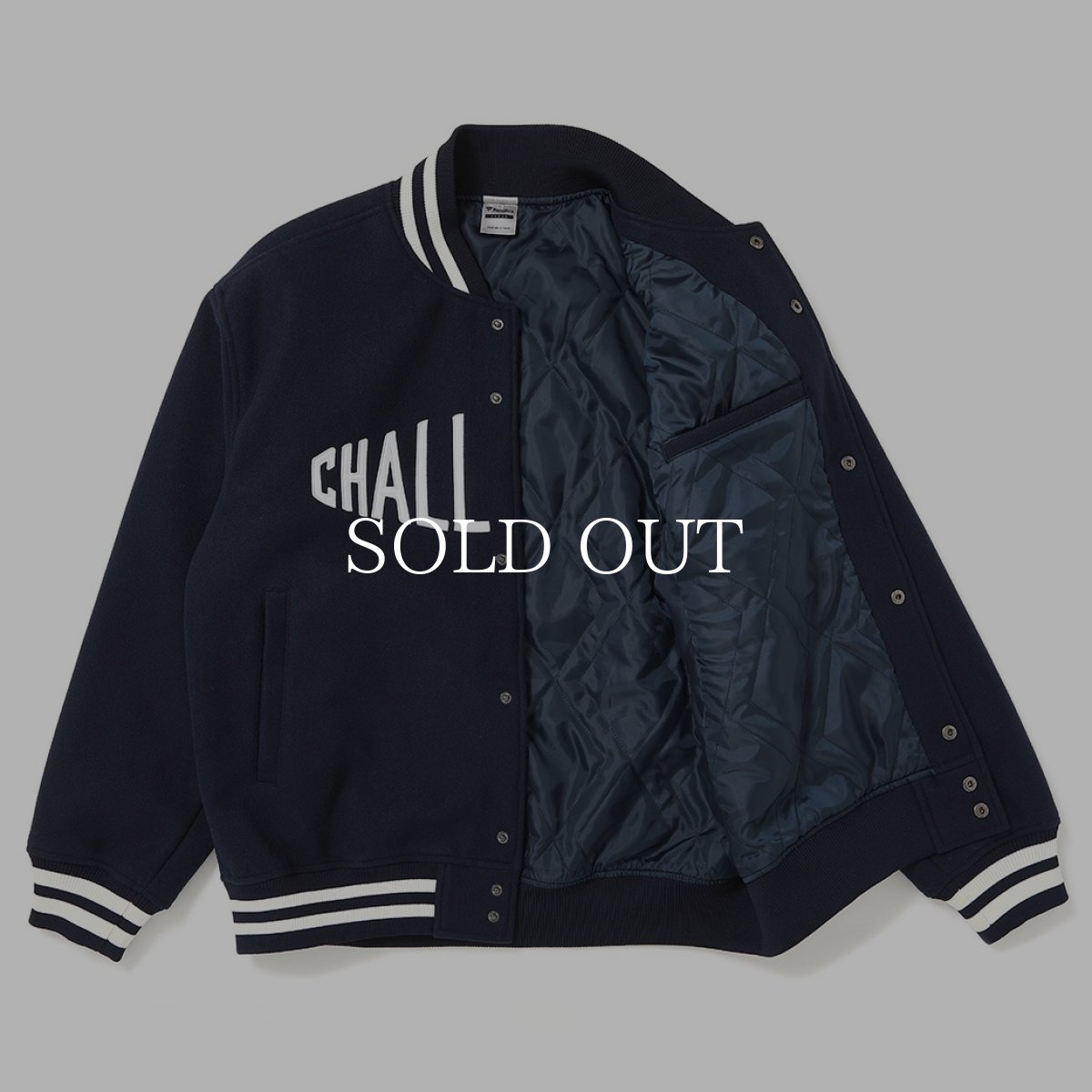 画像2: CHALLENGER  LOGO MELTON STADIUM JACKET (2)