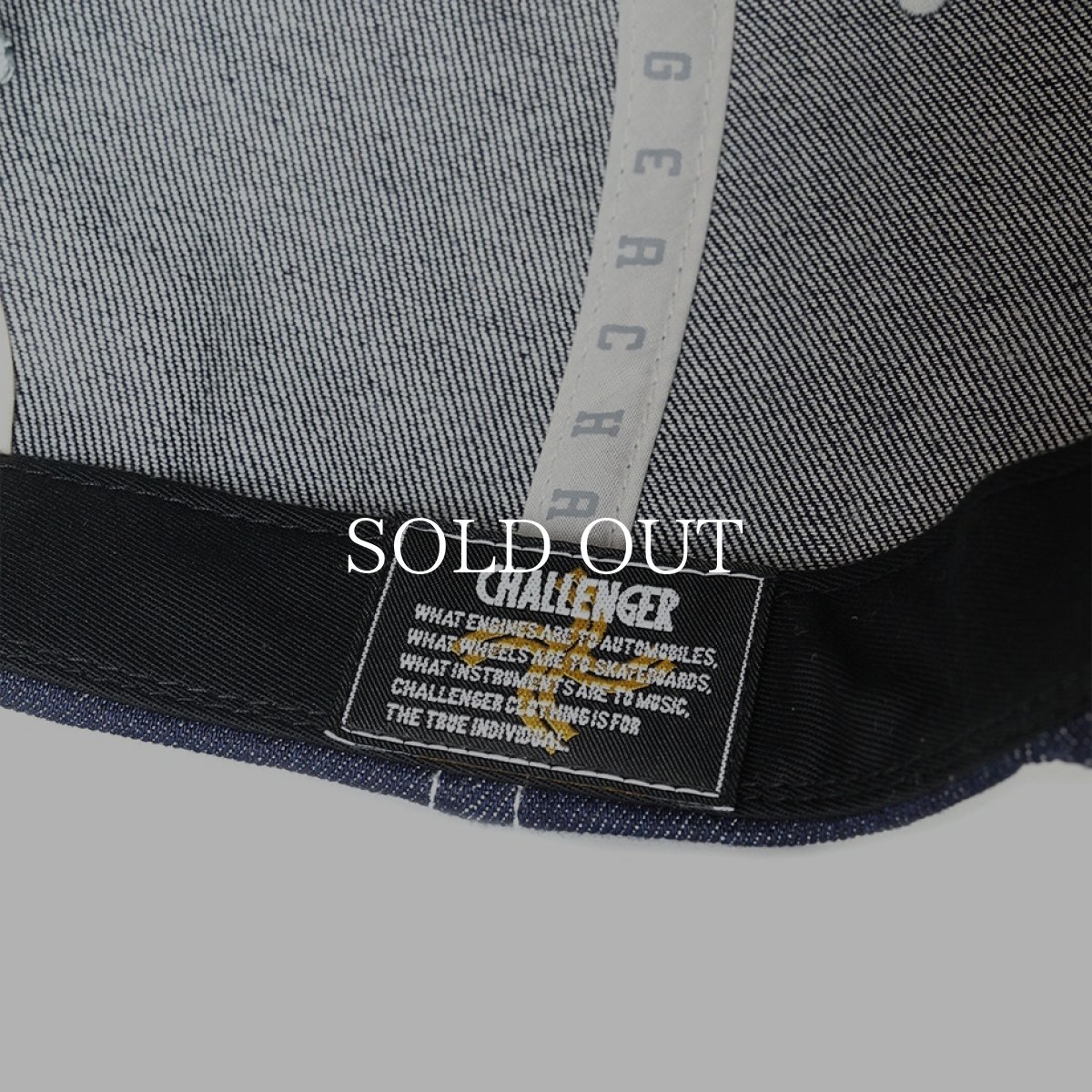 画像5: CHALLENGER  DENIM C PATCH CAP (5)