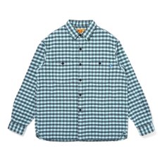 画像1: CHALLENGER  GINGHAM FLANNEL SHIRT (1)