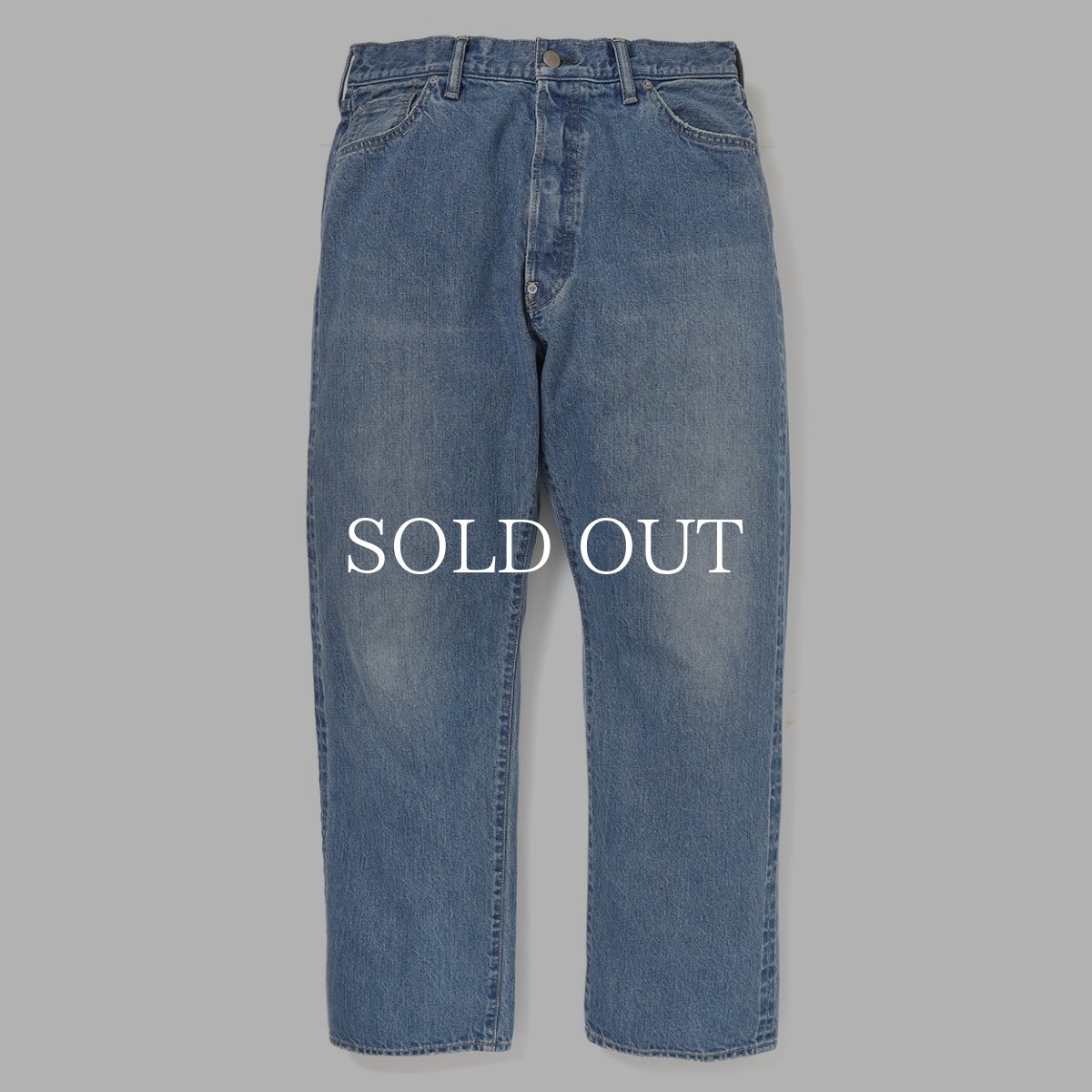 画像1: CHALLENGER  WASHED CLASSIC DENIM PANTS (1)