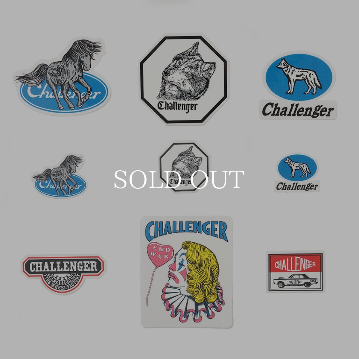 画像1: CHALLENGER  STICKER SET (1)