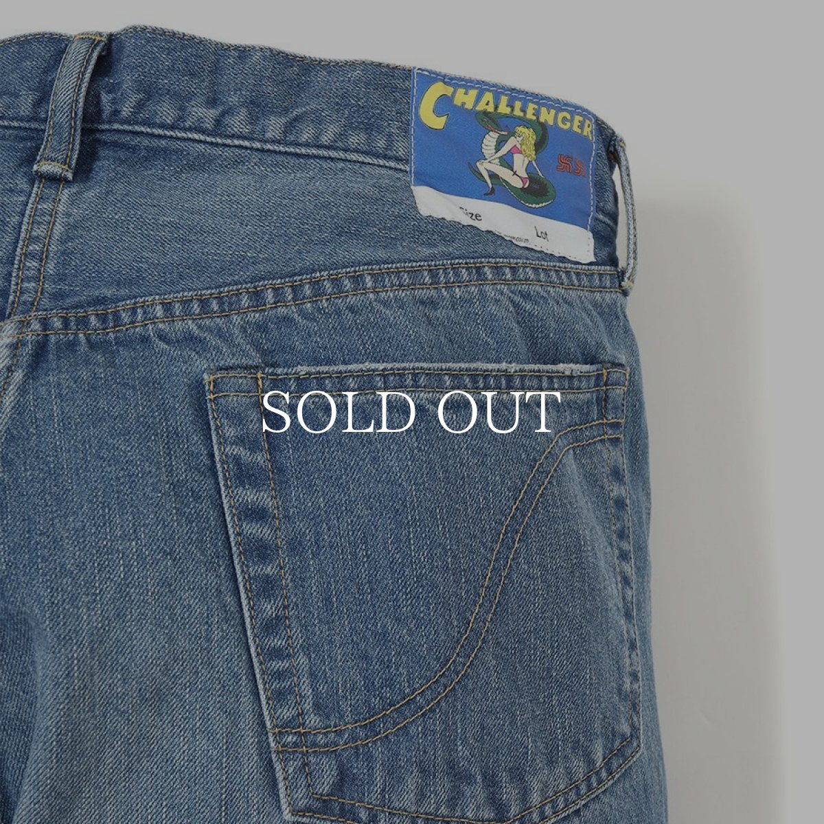 画像7: CHALLENGER  WASHED CLASSIC DENIM PANTS (7)
