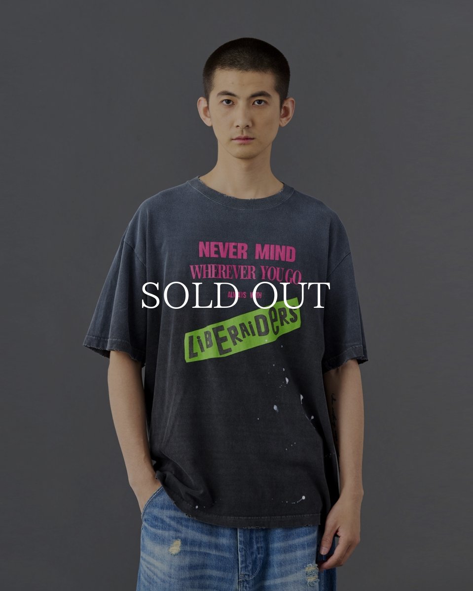 画像3: Liberaiders  FADED PUNK LOGO TEE (3)