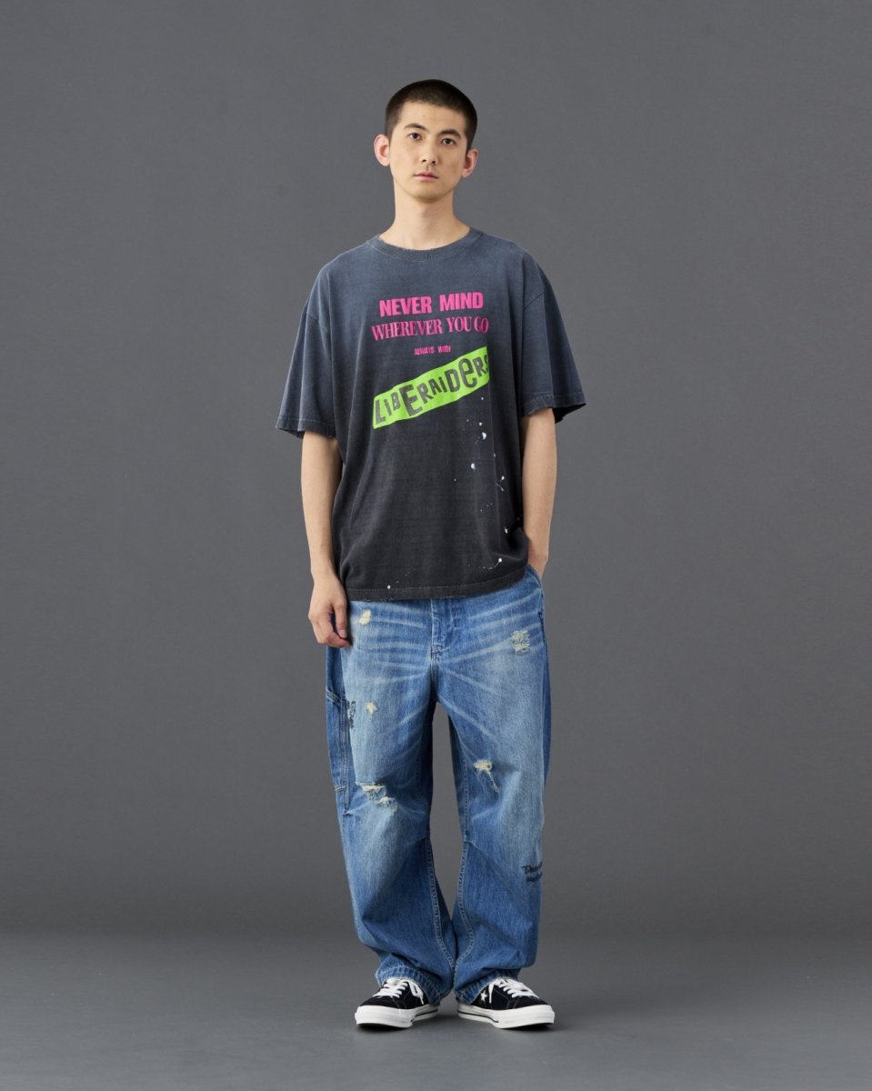 画像6: Liberaiders  FADED PUNK LOGO TEE (6)