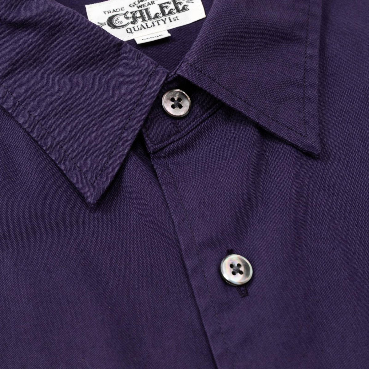 画像7: CALEE  C/N PLAIN S/S SH (7)