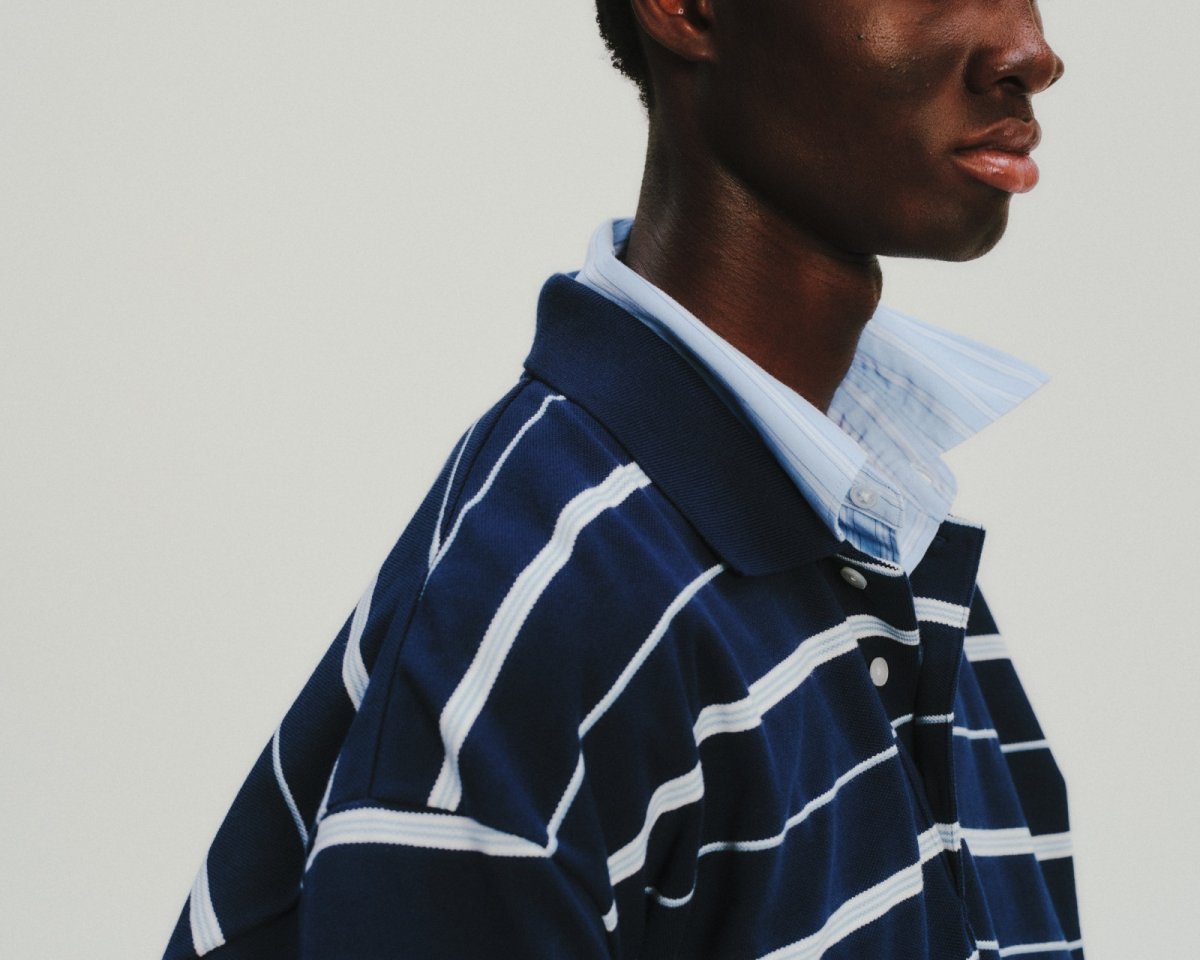 画像3: COOTIE PRODUCTIONS   Moss Stitch Border S/S Polo (3)