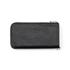 画像2: CALEE  STUDS LEATHER ZIP MULTI LONG WALLET (2)