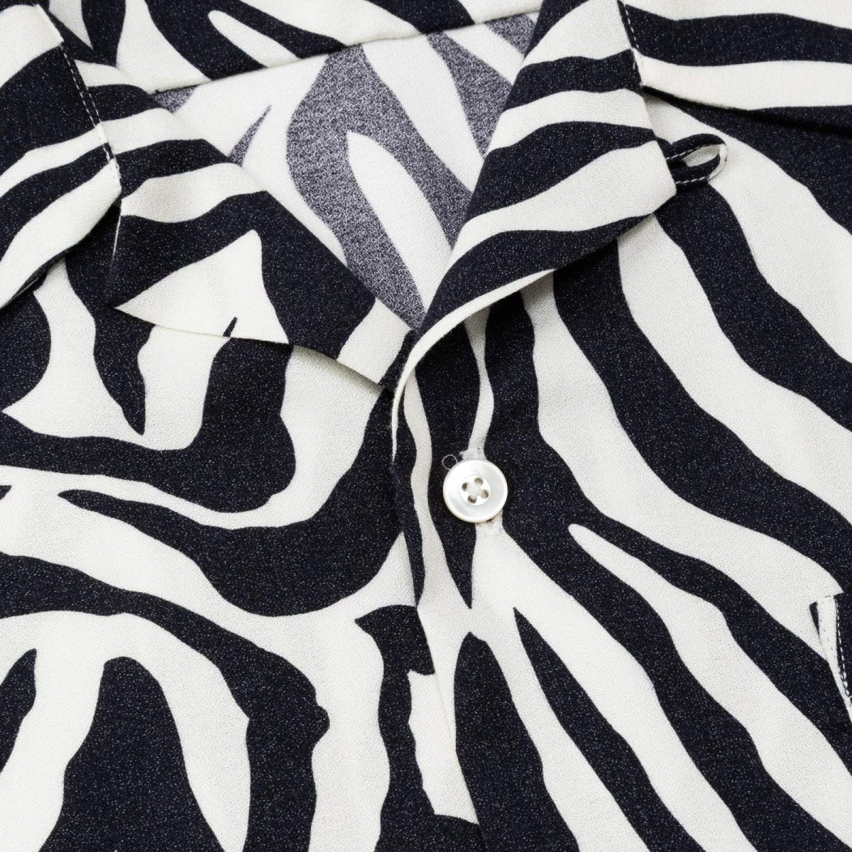 画像5: CALEE  ZEBRA FLAME PATTERN S/S SH (5)