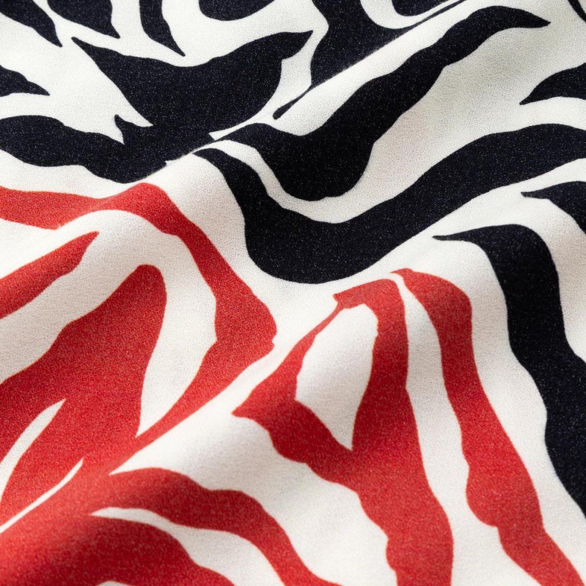 画像8: CALEE  ZEBRA FLAME PATTERN S/S SH (8)