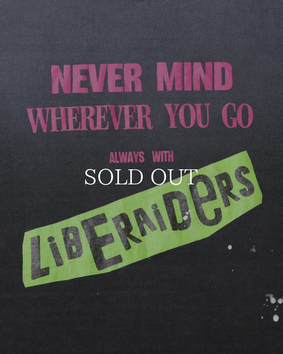 画像8: Liberaiders  FADED PUNK LOGO TEE (8)