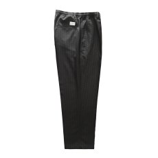 画像1: exodus  WOOL GLITTER STRIPE EASY PANTS (1)
