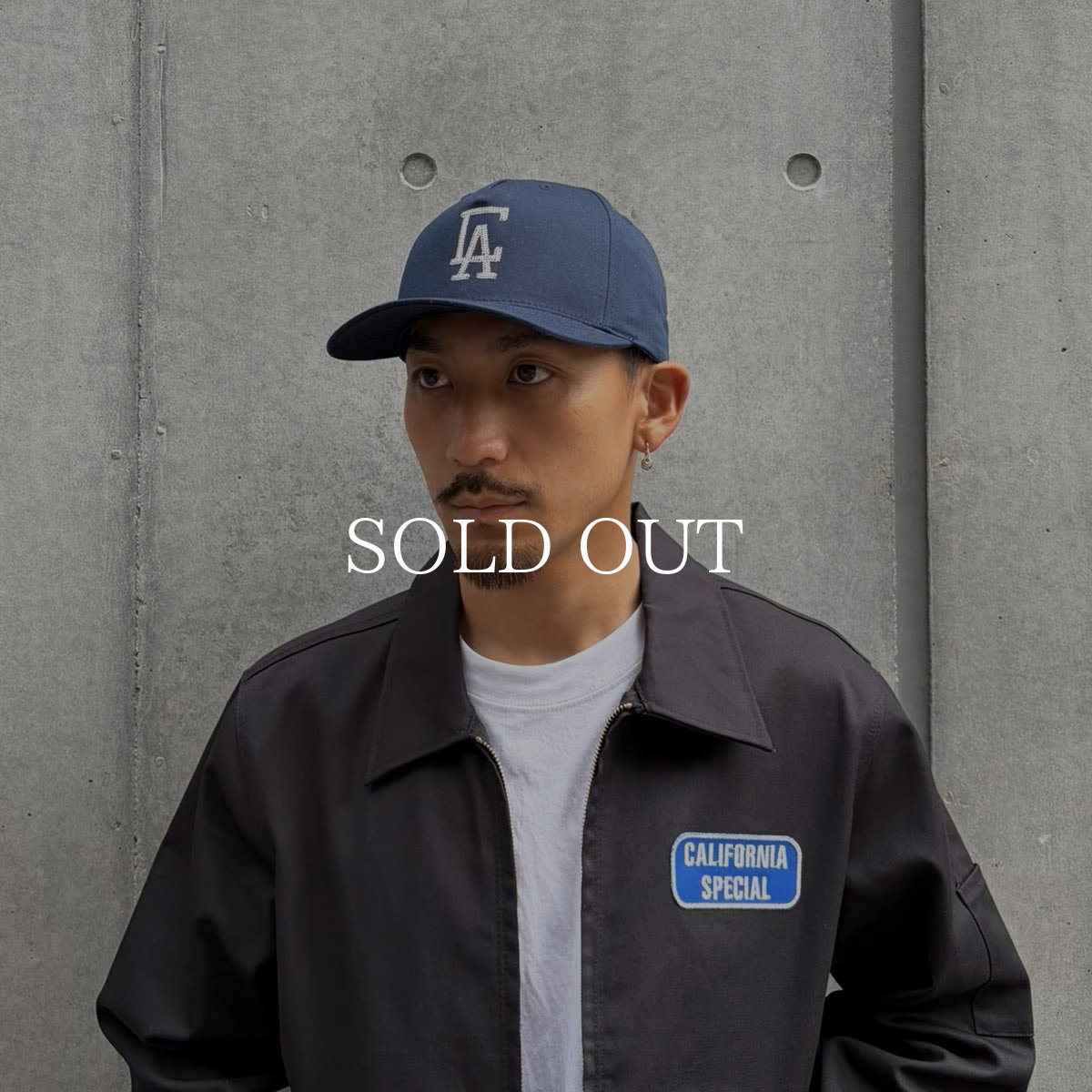 画像4: CALIFOLKS  CALIFOLKS Baseball Cap Embroidery CA (4)