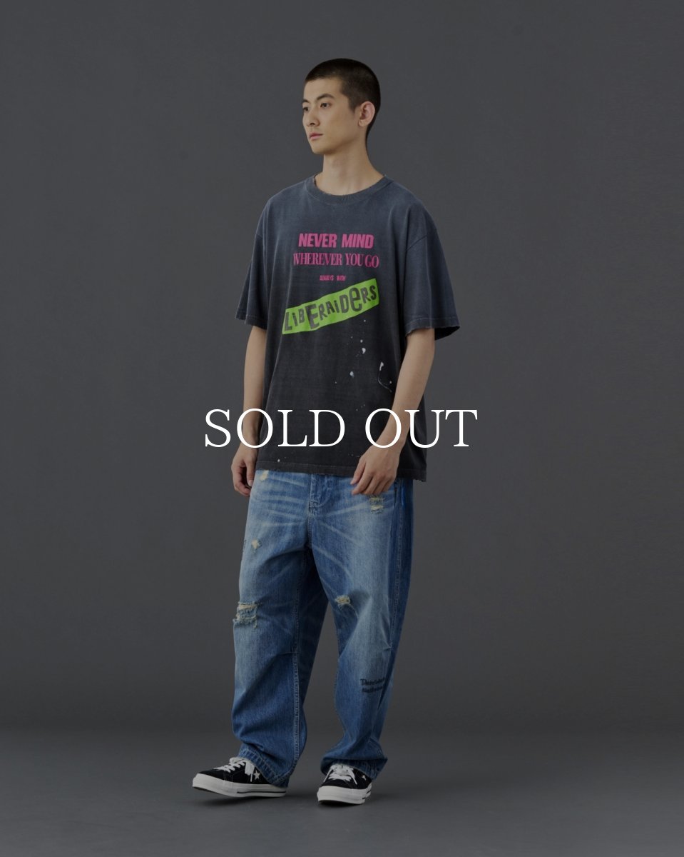 画像7: Liberaiders  FADED PUNK LOGO TEE (7)