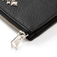 画像5: CALEE  STUDS LEATHER ZIP MULTI LONG WALLET (5)