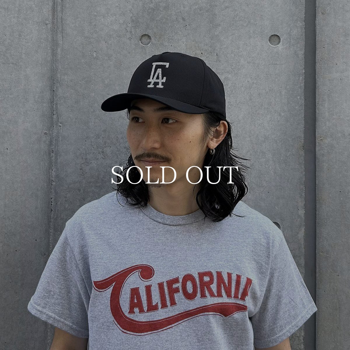 画像2: CALIFOLKS  CALIFOLKS Baseball Cap Embroidery CA (2)