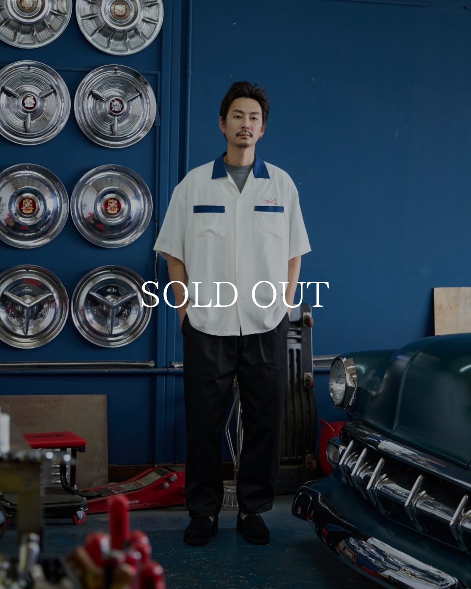 画像9: RADIALL  KEYSTONE - OPEN COLLARED SHIRT S/S (9)