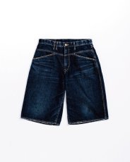 画像1: ANACHRONORM  FRONT YORK DENIM SHORTS INDIGO (1)