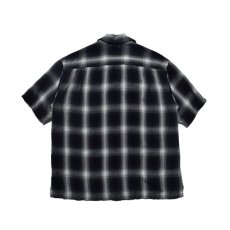 画像2: MINEDENIM  Rayon Dobby Plaid S.S Open Collar SH (2)