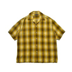 画像15: MINEDENIM  Rayon Dobby Plaid S.S Open Collar SH (15)