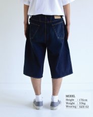 画像4: ANACHRONORM  FRONT YORK DENIM SHORTS INDIGO (4)