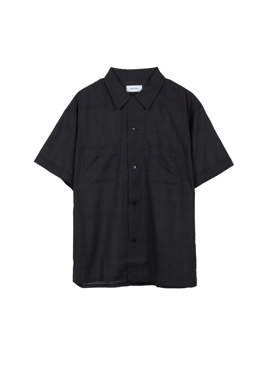 画像1: MASSES  MADRAS DYED S/S SHIRT (1)