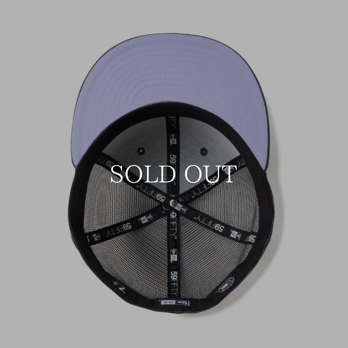 画像7: NEW ERA  59FIFTY トラッカー ロサンゼルス・ドジャース Hydrangea ダークグラファイト (7)