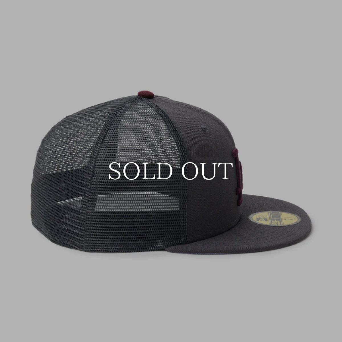 画像4: NEW ERA  59FIFTY トラッカー ロサンゼルス・ドジャース Hydrangea ダークグラファイト (4)