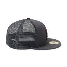 画像4: NEW ERA  59FIFTY トラッカー ロサンゼルス・ドジャース Hydrangea ダークグラファイト (4)