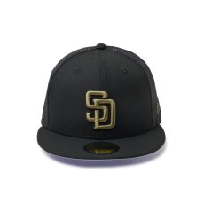画像3: NEW ERA  59FIFTY トラッカー サンディエゴ・パドレス Hydrangea ブラック (3)